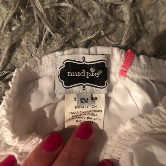 MudPie bloomers and Matching headband for 1st bday - Picture 3 of 3